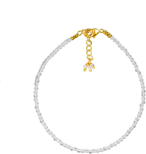 Miniatura 30 de TGH Pulsera de cuentas naturales con piedras preciosas microfacetadas, joyería para ella, cristales curativos energéticos de piedra natal, cadena
