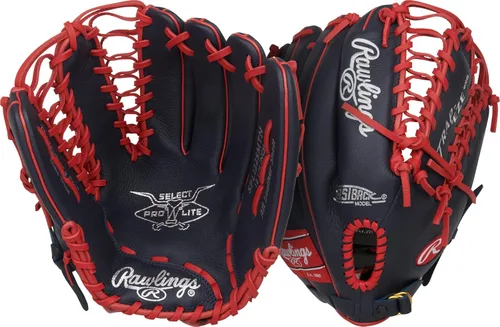 Miniatura 24 de Rawlings Guante de béisbol juvenil Select PRO LITE Modelos Pro Player Tamaños 10.5 a 12.25 pulgadas Múltiples estilos Kris Bryant Camello