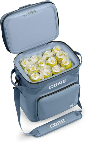 CORE - Bolsa de enfriador suave a prueba de fugas magnética con cremallera impermeable | Bolsa aislada enfriador portátil | Mejor enfriador suave