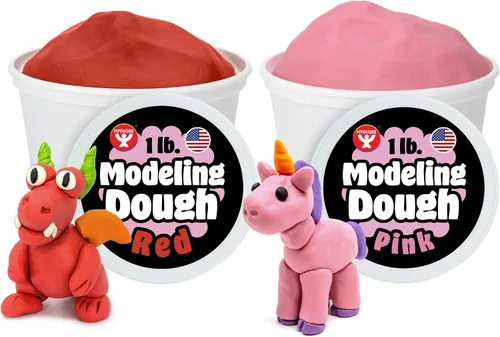 Miniatura 12 de Hygloss Masa de Modelado para Jugar para Niños – Masa Sensorial Segura y No Tóxica para Artes y Manualidades – Tubo de 1 lb – Arcilla de Jugar
