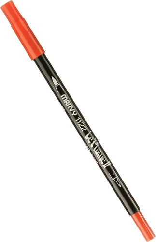 Miniatura 33 de Uchida 1122-C-3 Marvy Extra Fine Tip Le Plume II Rotulador de doble punta, azul