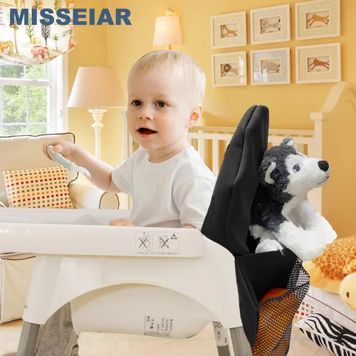 Miniatura 6 de Solo para sillas altas compatibles con silla alta IKEA Antilop, accesorios para sillas altas IKEA (negro)