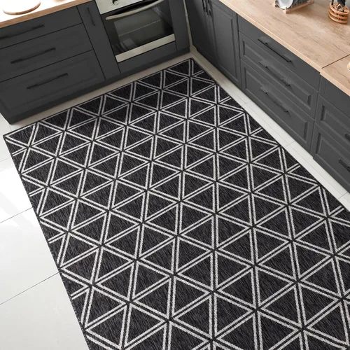 Miniatura 213 de Keen Home Design Alfombra de pasillo para exteriores, 26 x 119 pulgadas, lavable para interiores y exteriores, para patio, cocina, balcón, playa