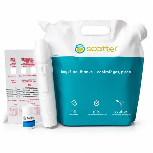 Scatter Kit de control de plagas de bricolaje - Control de plagas de barrera para el hogar | Spray insecticida insecticida de grado profesional ft.