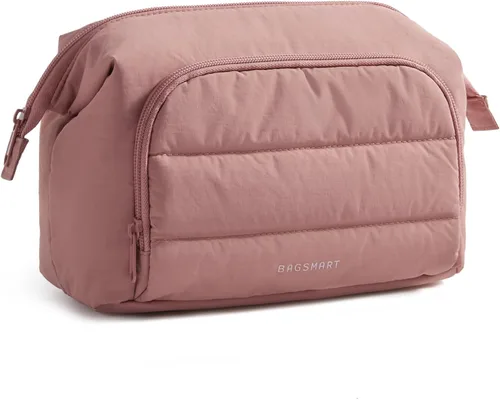 Miniatura 17 de BAGSMART Bolsa de Maquillaje, Esponjosa, Negro, Bolsa de maquillaje