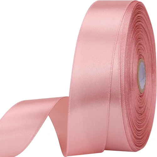 Miniatura 34 de Cinta de satén dorada de 1 pulgada de 50 yardas para envolver regalos, bodas, manualidades, Navidad, Pascua, flores, cabello, decoraciones de Dorado