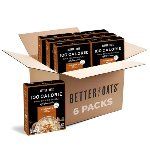 Miniatura 4 de Better Oats Steel Cut - Avena instantánea con semillas de lino Fabricado con granos enteros, granos enrollados, semillas de lino, cocina en 90