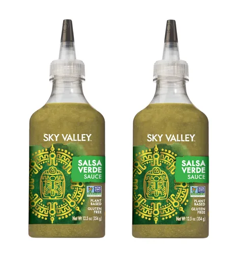 Miniatura 6 de Sky Valley Salsa Verde Salsa Verde Salsa Verde, Calor Medio, Salsa Keto, Sin Gluten, Vegana, Sin OGM, Salsa Verde Salsa Picante, Salsa Picante Verde