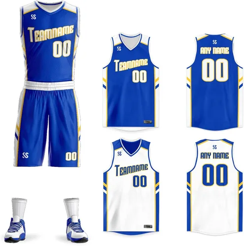 Personaliza tu propio uniforme de baloncesto reversible, nombre y número personalizados para hombresmujeres y jóvenes, talla única