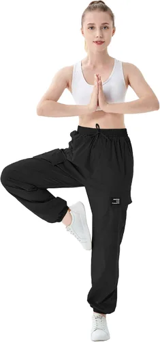 Miniatura 5 de SANGTREE Pantalones deportivos tipo cargo casuales impermeables para niñas y mujeres