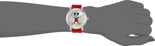 Miniatura 2 de Disney Mickey Mouse - Reloj analógico de cuarzo para adultos diseño de manos articuladas Rojo