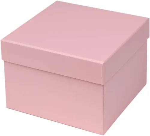 Miniatura 6 de Briful Cajas de regalo cuadradas con tapas, juego de 4 cajas de regalo rosadas, cajas de regalo de varios tamaños, cajas de regalo para regalos