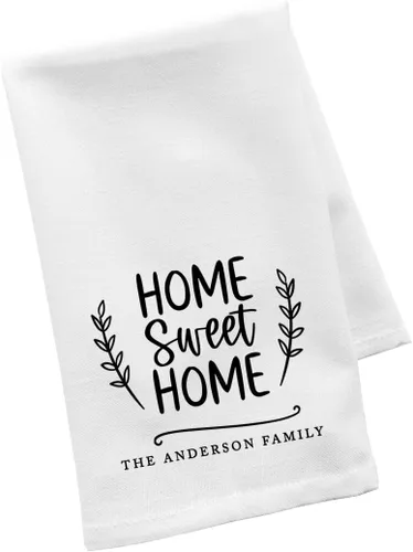Miniatura 25 de Andaz Press Toalla de Cocina Personalizada, Toalla de Té de Saco de Harina, La Mejor Mamá de Todos los Tiempos Nombres Personalizados de Niños