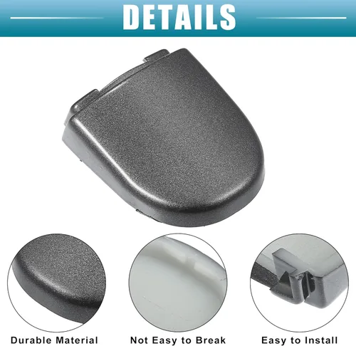 Miniatura 3 de ACROPIX Tapa de repuesto para manija de puerta delantera izquierda derecha para Volkswagen Beetle Jetta, 1 unidad, color gris