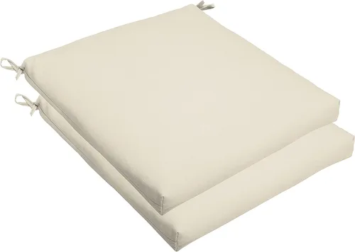 Miniatura 15 de Sorra Home Sunbrella Bristol - Cojín cuadrado para silla (juego de 2), resistente a la decoloración y al agua, para exteriores e interiores
