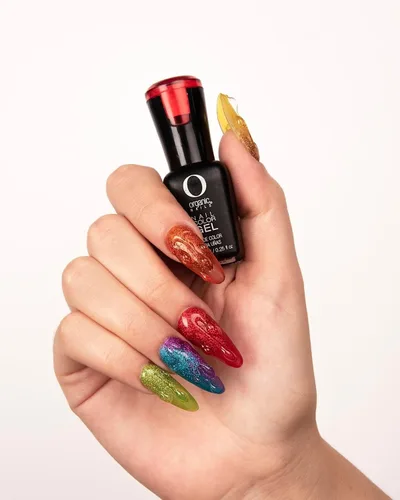 Organic Nails Colección Crystalline gel de color 8 colores 0.3 fl oz / 0.25 onzas líquidas