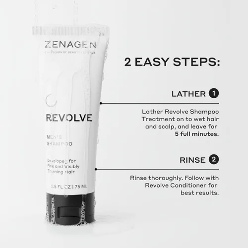 Miniatura 5 de Zenagen Revolve - Dúo de pérdida de cabello para hombre, 2.5 onzas líquidas