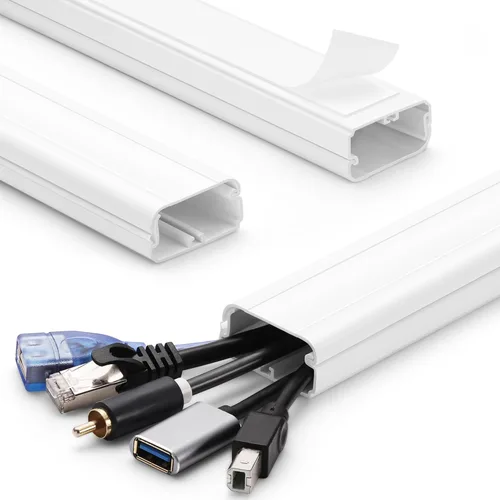 Ocultador de Cables de TV - 39 pulgadas (3xL13 pulgadas) Cubiertas de Cables para TV Montada en Pared Kit de Pared Ocultador de Cables | Ocultadores