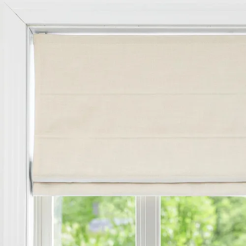 Miniatura 15 de Persianas romanas sin cordón, persianas romanas para ventanas con rayas negras de bloqueo total premium, persianas romanas personalizadas de tela