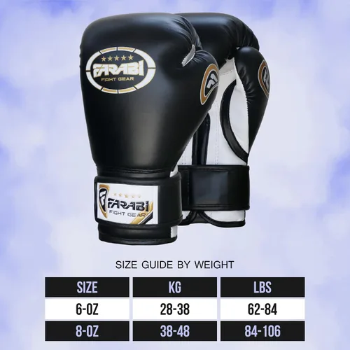 Miniatura 2 de Farabi Sports Guantes de boxeo para niños de 4, 6, 8 onzas, guantes de boxeo para niños, guantes de boxeo juveniles, guantes de boxeo para niños