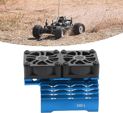 Miniatura 5 de VINGVO Disipador de calor de enfriamiento del ventilador del motor RC, 28000 RPM, ventilador de motor RC, radiador de aluminio, ventilador