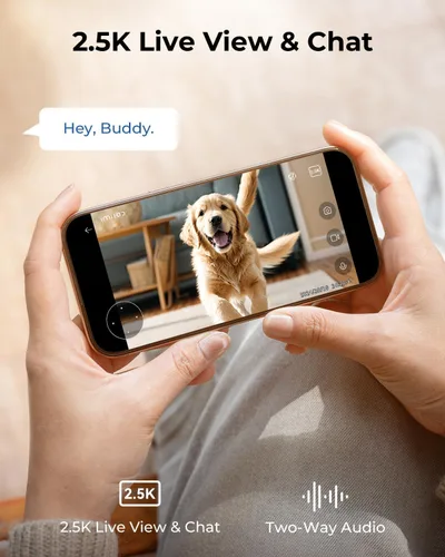 Miniatura 4 de IMILAB Cámara interior de 2.5K, cámara de habitación para dormitorio, perro/mascota/bebé/niñera con aplicación Xiaomi Home, cámara de seguridad