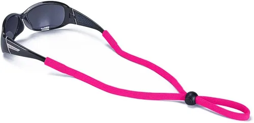 Miniatura 2 de SHINKODA Adjustable Glasses Strap for Adults and Kids 2-Pack Eyewear Retainer Cord for Reading, Safety, Sports & Sunglasses Negro y rosado neón