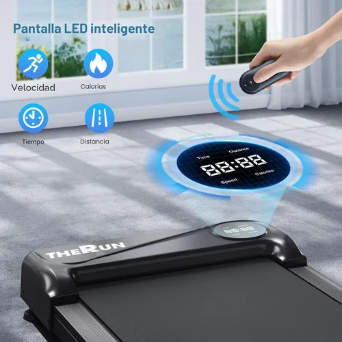 Miniatura 6 de THERUN Walking Pad Treadmill, Portable Mini Treadmill for Home/Office, Walking Pad Treadmill 2.5HP, Under Desk Walking Machine with 265 lbs