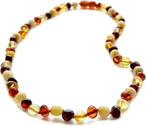Miniatura 35 de Amber Necklace for Women - HandMade Baltic Jewelry for Adult - 18 inch - 100% Genuine