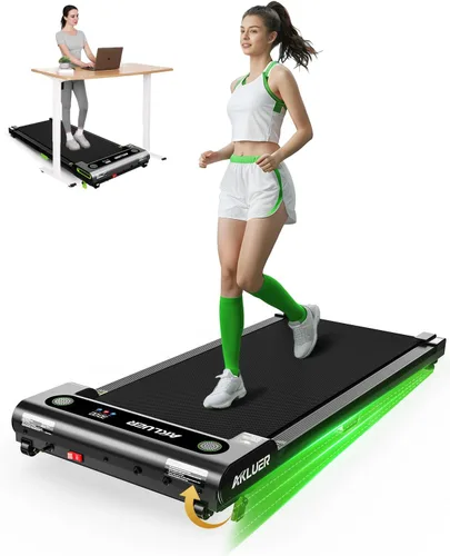 Miniatura 8 de Almohadilla para caminar con inclinación, cinta de correr con inclinación Akluer para el hogar, 2.5 HP pequeña para debajo del escritorio