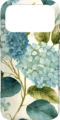 Miniatura 22 de Watercolor Shabby Chic Blue Hydrangeas Flower Case for iPhone 17