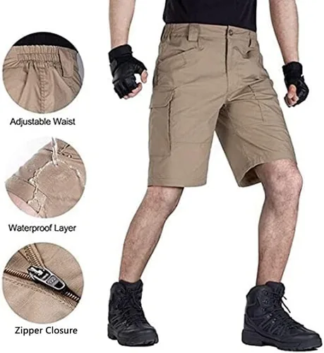 Miniatura 5 de AUTIWITUA Pantalones cortos cargo para hombre