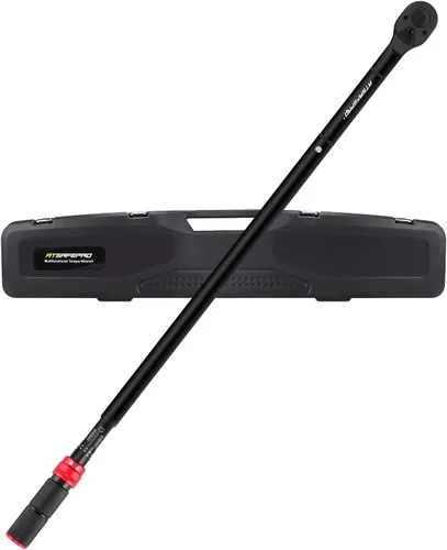 Miniatura 15 de ATsafepro Llave Dinamométrica Digital - Impulsor de 1/2 Pulgada y 5.1-340Nm (3.8-250.8 ft-lb), Llave Dinamométrica de Servicio Pesado con Zumbador