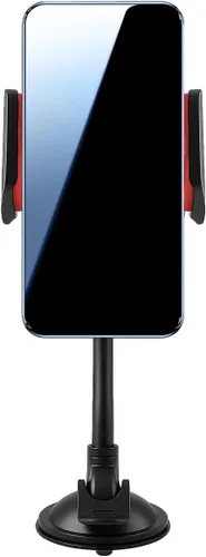 Miniatura 8 de Soporte de teléfono para automóvil, cuello de cisne, brazo largo, ventana de parabrisas, soporte para manos libres antivibraciones con fuerte