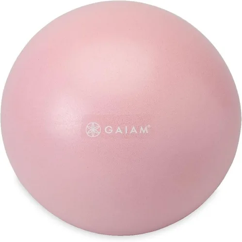 Gaiam Mini Pelota Ab, Pelota de Ejercicio Inflable Antiestallido de 8 Pulgadas para Fuerza del Core, Pilates, Yoga y Fisioterapia, Incluye Pajilla