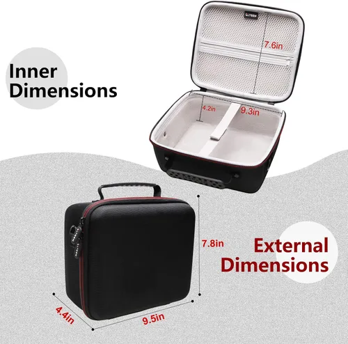 Miniatura 3 de LTGEM - Funda de impresora portátil compatible con Canon Selphy CP1500/CP1300 impresora fotográfica compacta, bolsa de almacenamiento de viaje