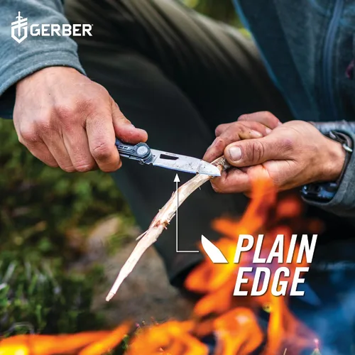 Miniatura 5 de Gerber Gear Armbar Slim Drive Cuchillo de bolsillo EDC multiherramienta con destornillador, abrebotellas, ónix