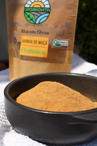 Miniatura 2 de Polvo orgánico – Mezcla en batidos, pasteles, alto contenido de fibra, hecho con ingredientes naturales prensados en frío, sin gluten, todo