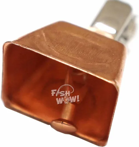 Miniatura 4 de 10 unids Pesca de cobre Campana de alerta con pinza de águila clips cebos alarma campanas