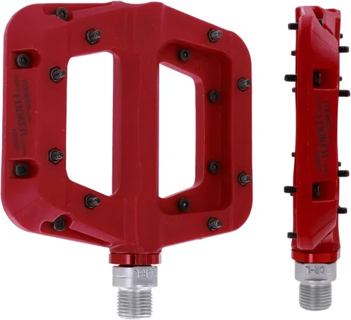 Miniatura 3 de FOOKER Pedales MTB para bicicleta de montaña, 3 rodamientos, antideslizantes, ligeros, de fibra de nailon, pedales de plataforma de bicicleta