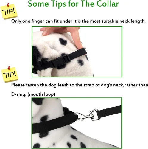 Miniatura 5 de Genlte - Collar de cabeza de perro con tela suave, arnés para la cabeza para que el perro deje de tirar con lazo ajustable (S, azul lago)