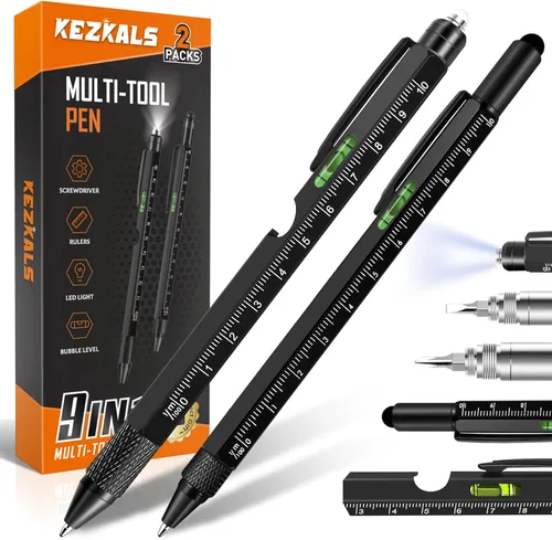 Miniatura 4 de KEZKALS Regalos para el Día del Padre para hombre para marido papá, juego de bolígrafos multiherramientas 9 en 1, regalos para hombres, regalo