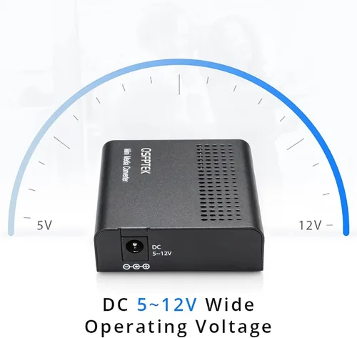 Miniatura 2 de 10G MINI Media Coverter, 10Gigabit Ethernet Media Converter, 10GB Gigabit Fibra a 10Gbe Cobre UTP Convertidor Medio, Mini No Administrado 1x