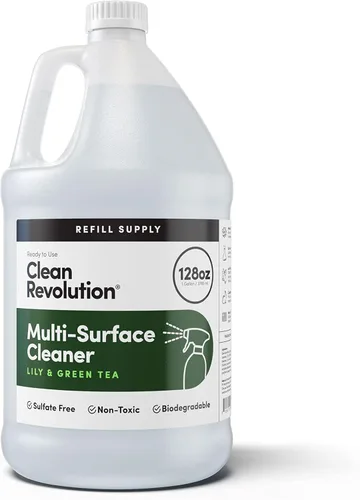 Miniatura 39 de Clean Revolution Suministro de repuesto para limpiador de superficies múltiples, no tóxico, ecológico y a base de plantas, listo para usar, lavanda