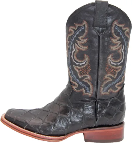 Miniatura 3 de Western Shops - Botas vaqueras con estampado de peces pirarucu para hombre