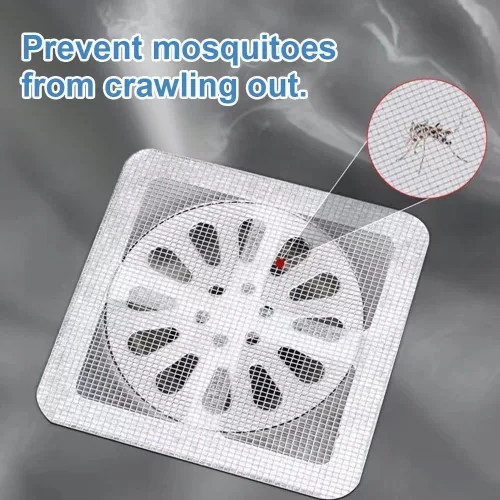 Miniatura 4 de Cubierta de Drenaje de Ducha Desechable Captador de Pelo, 2026 Mejora de 3.94 Pulgadas Cuadradas, Pegatinas para Drenaje de Piso Captador de Pelo