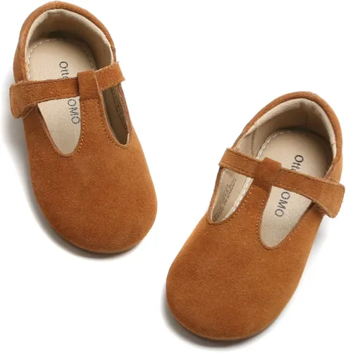 Otter MOMO ToddlerLittle Girls Mary Jane Ballerina Flats Shoes Slip-on School Party Dress Shoes