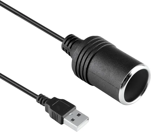Miniatura 2 de USB A macho a 12 V cargador de coche hembra Socket convertidor de energía para conducir grabadora DVR Dash Cámara