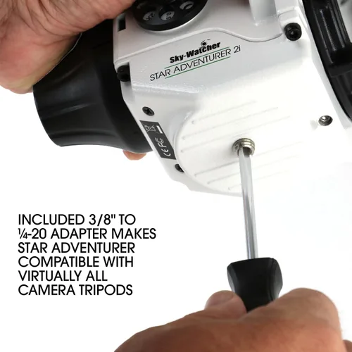 Miniatura 5 de Sky-Watcher Star Adventurer 2i Pro Pack - Rastreador de cielo nocturno motorizado DSLR con montura ecuatorial para paisajes nocturnos portátiles