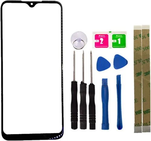 Reemplazo de la pantalla de la cubierta de lente de cristal exterior frontal para LG K41S LMK410EMW LM-K410EMW LM-K410EMW piezas herramienta